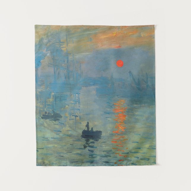 Tapiz Claude Monet Impression Sunrise (Anverso)