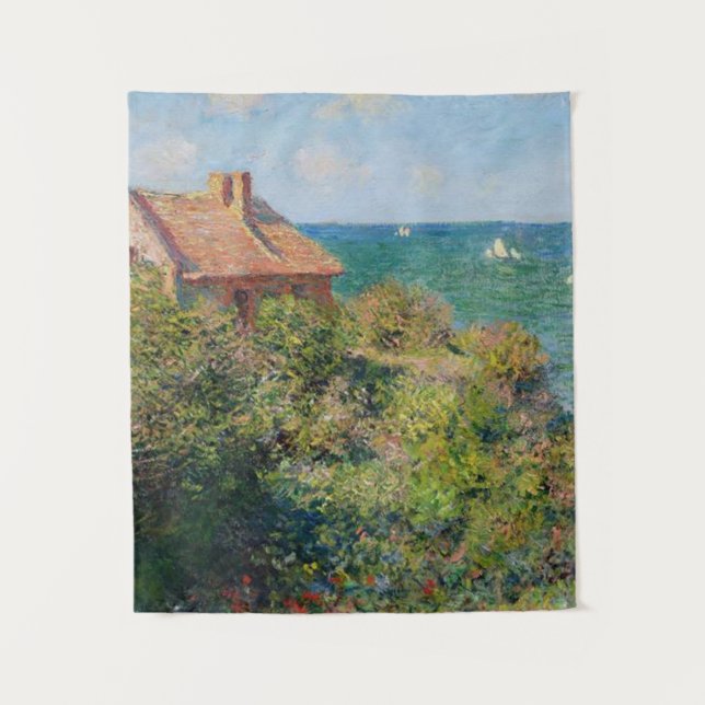Tapiz Claude Monet, la cabaña de pescadores (Anverso)