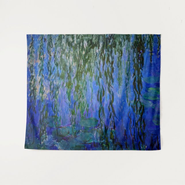Tapiz Claude Monet - Lilis de agua con sauce lloroso (Anverso (horizontal))