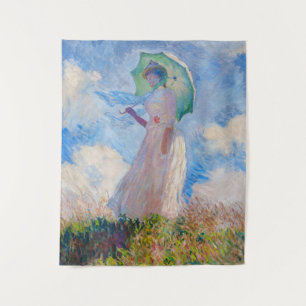 Tapiz Claude Monet - Mujer con un Paraguas frente a la i