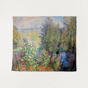Tapiz Claude Monet - Rincón del jardín en Montgeron