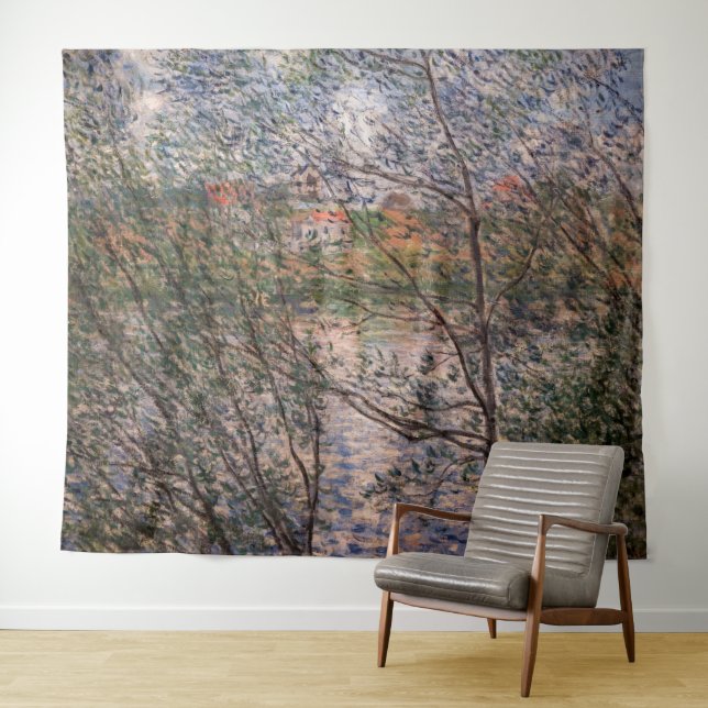 Tapiz Claude Monet - Tiempo de primavera a través de las (In situ (horizontal))