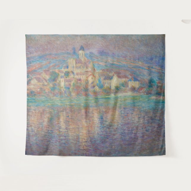 Tapiz Claude Monet - Vetheuil, atardecer (Anverso (horizontal))