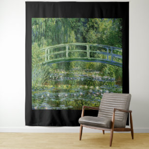 Tapiz Claude Monet, Water Lilies y el puente japonés