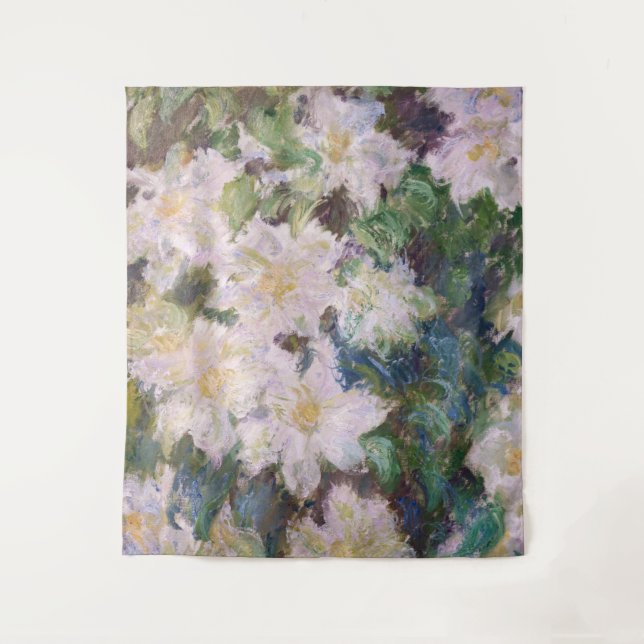 Tapiz Claude Monet - White Clematis (Anverso)