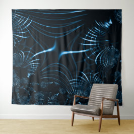 Tapiz Claves agudas curvadas o espinas de azul real