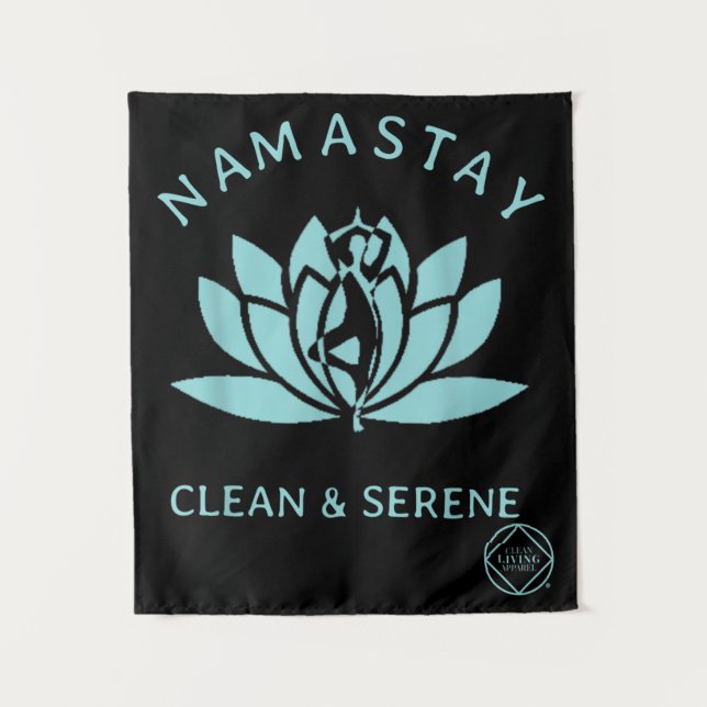 Tapiz Clean & Serene Yoga Narcotics Anonymous (Anverso)
