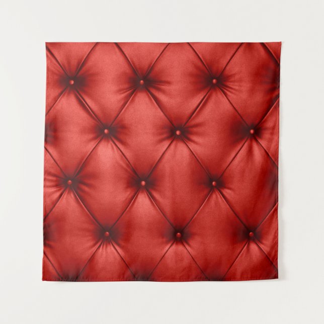 Tapiz Close up background texture of scarlet red capiton (Anverso)