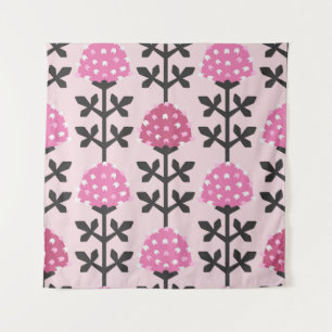 Tapiz Clover estilo escandinavo floral vintage sin fisur