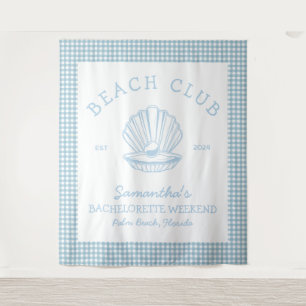 Tapiz Club costero de playa azul Bachelorette