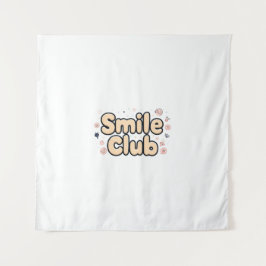 Tapiz Club de Sonrisas Arte Pastel Kawaii