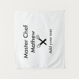 Tapiz Cocina maestra cocinera panadería cocinero agregar