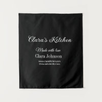 cocinero de cocina añade el detalle del nombre del