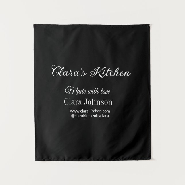 Tapiz cocinero de cocina añade el detalle del nombre del (Anverso)