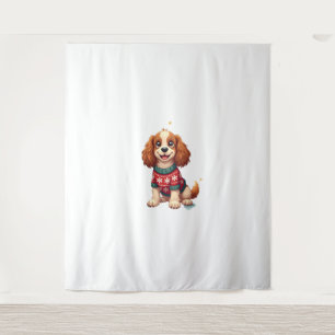 Tapiz Cocker Spaniel Snowflake Glow
