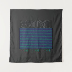 Tapiz código dna, ingeniería genética, dna helix