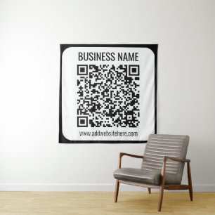 Tapiz Código QR instantáneo (ingrese la URL de su sitio 
