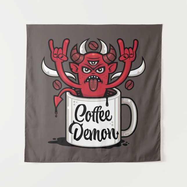 Tapiz Coffee Demon (Anverso)