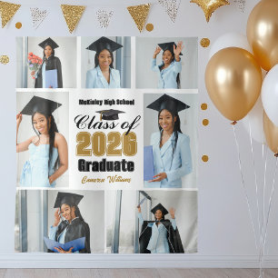 Tapiz Colaje de fotos de la fiesta de graduación de la c