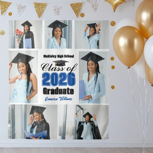 Tapiz Colaje de fotos de la fiesta de graduación de la c