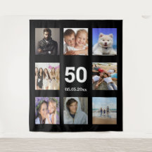 Colaje de fotos personalizadas para fiesta de cump