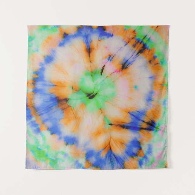 Tapiz Colas negras, cosecha ondulada. (Anverso)