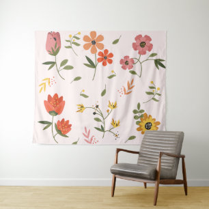 Tapiz colección de flores