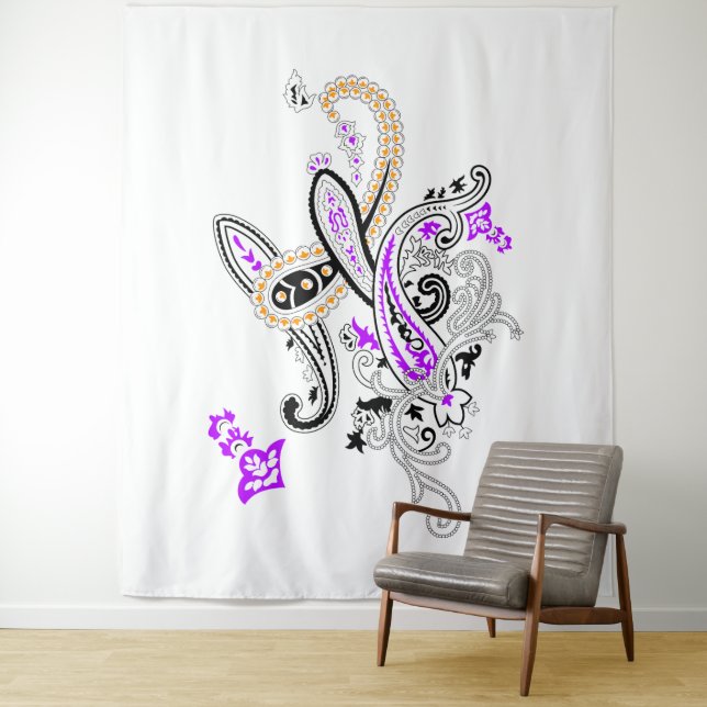 Tapiz Colección de Paisley Botánico de Lujo (In situ)