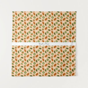 Tapiz Colección de patrones de cesta de frutas - Kiwi