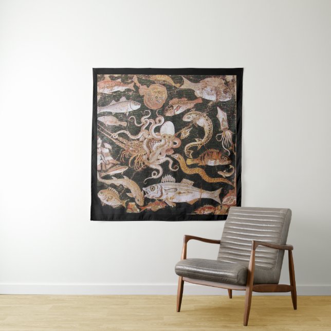 Tapiz COLECCIÓN de POMPEYA, OCÉANO - ESCENA de la VIDA (In situ (horizontal))