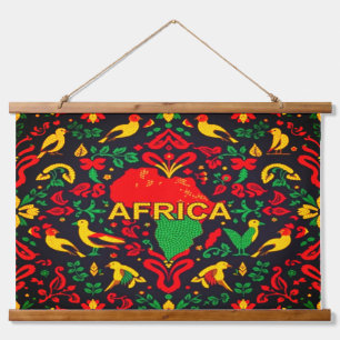 Tapiz colgante de ÁFRICA