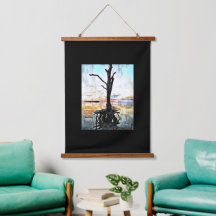 Tapiz colgante de arte digital de medios mixtos