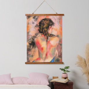 Tapiz colgante de cuerpo de mujer seductora