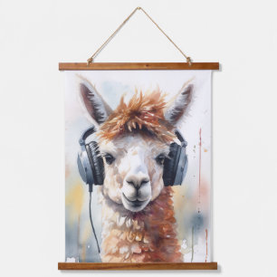 Tapiz colgante de fábrica de música de alpaca pers