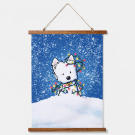 Tapiz colgante de KiniArt Westie Terrier