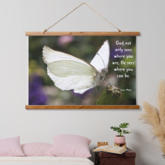 Tapiz Colgante de Mariposa Inspirador