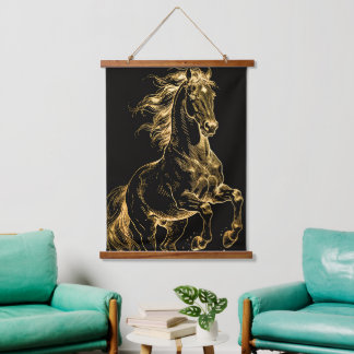 tapiz colgante de pared de caballo animales caball