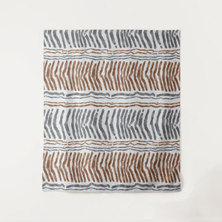 Tapiz Colgante de pared moderno boho gris marrón