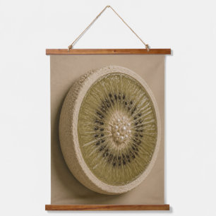 Tapiz colgante de rodaja de kiwi
