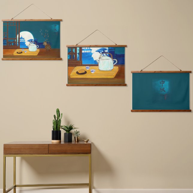 Tapiz colgante del muro del festival de mediados d (Asimétrico)