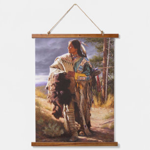 Tapiz colgante del muro nativo americano