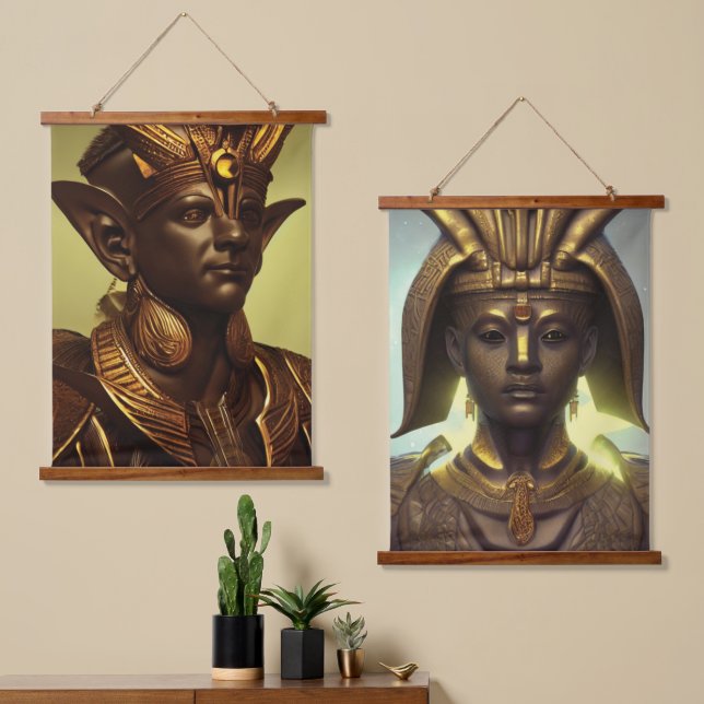 Tapiz colgante egipcio (Asimétrico)