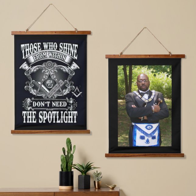 Tapiz colgante freemason (Asimétrico)