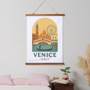 Tapiz colgante vintage Venecia Italia – Retro 