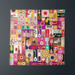Tapiz collage de arte, ilustracion musical vintage. Patc<br><div class="desc">collage de arte,  ilustracion musical vintage. Papel de pared impecable. 
arte,  música,  pop,  ilustracion,  poster,  tapicería,  jazz,  vintage,  concierto,  decoración,  fiesta,  bebida,  alcohol,  piano,  cóctel,  café,  gráfico,  corazón,  bebida,  fondo,  vintage,  retro,  ilustracion</div>