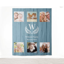 Collage de fotos personalizadas para reunión famil