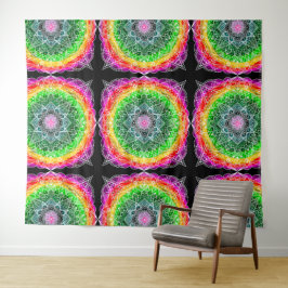 Tapiz Color Burst Rainbow Prisala Mandala