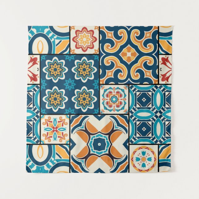 Tapiz Color decorativo portugués tradicional (Anverso)