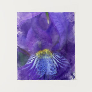 Tapiz Color morado de flores Iris