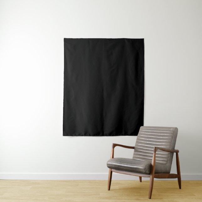 Tapiz Color negro sólido (In situ)